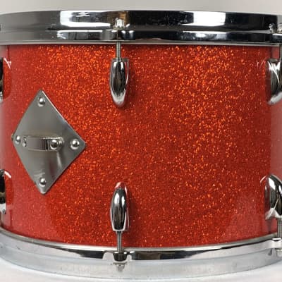 Gretsch 22/13/16" 60's Round Badge Name Band Drum Set - Tangerine Sparkle image 13