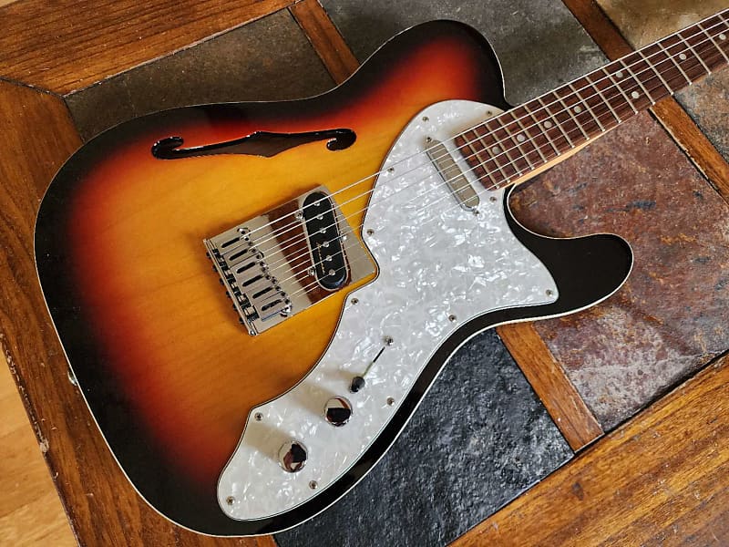 Fender Thinline Telecaster Deluxe w/bag 2016 - sunburst image 1