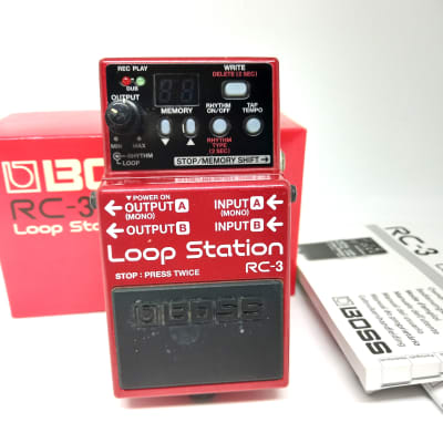 Boss RC-3 RC3 Loop Station 2011 - Present - Red - With Box / Manual etc image 2