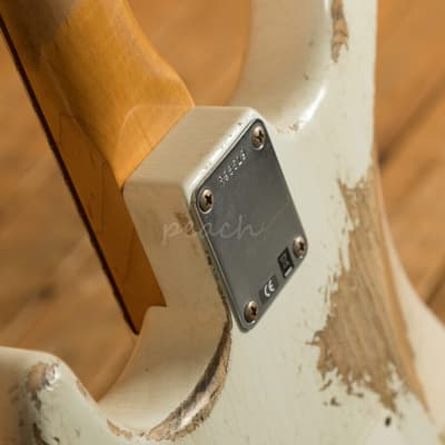 Fender Custom Shop '60 Strat Heavy Relic Rosewood Olympic White image 8