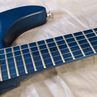 FERNANDES　FR75　シースルーブルー　アクティブピックアップ　FRT 1990 Fernandes Revolver FR-75 - Transparent Blue - Made in
