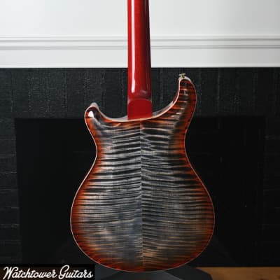Mint Paul Reed Smith PRS Hollowbody II Piezo 10 Top Charcoal Cherry Burst image 6