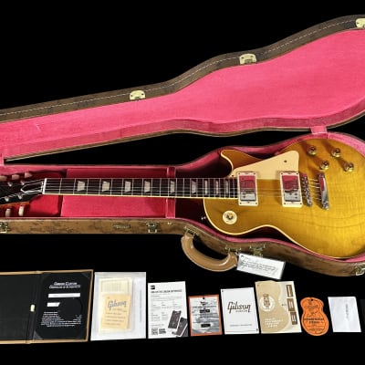 2023 Gibson Les Paul 1958 Custom Shop '58 Historic Reissue VOS ~ Lemon Burst image 12
