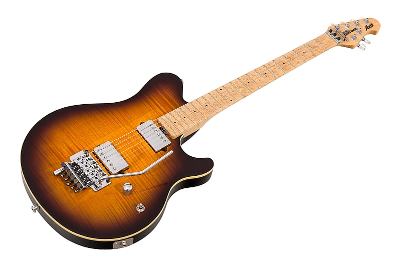 Music Man USA Axis TB - Tobacco Burst FT All-Chrome Hardware Limited  Edition incl. D-Tuna | Reverb UK