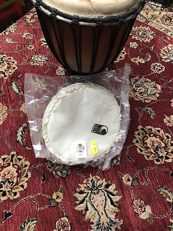 9" Djembe African with toca replacement head Reverb