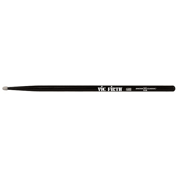 Vic Firth 5AB Wood Tip 5A Drumsticks, Black image 1