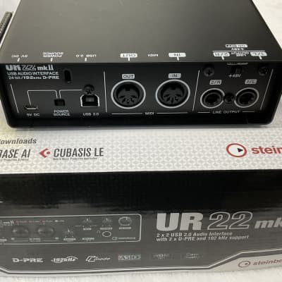 Steinberg UR22mkII USB 2.0 Audio Interface 2010s - Silver/Black image 4