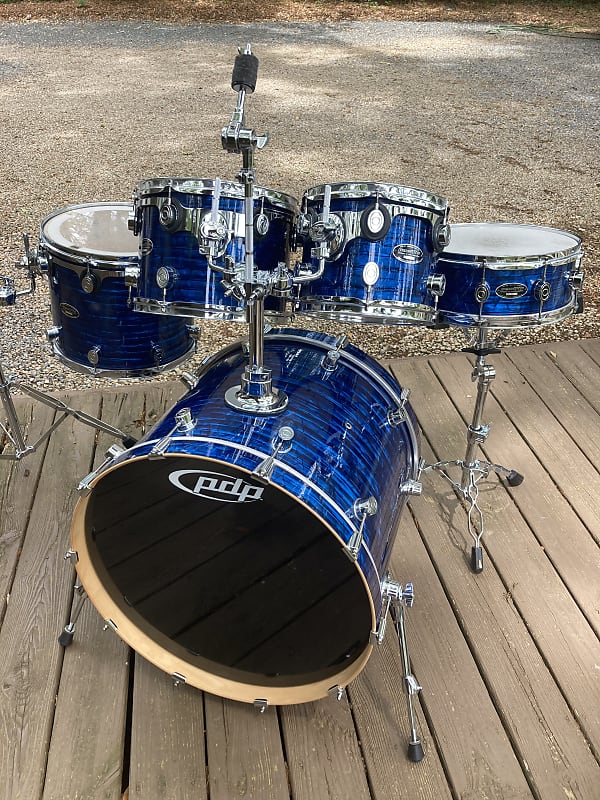 PDP CX Series 5 pc. - Blue Onyx- All Maple 🍁 Shells - Blue | Reverb