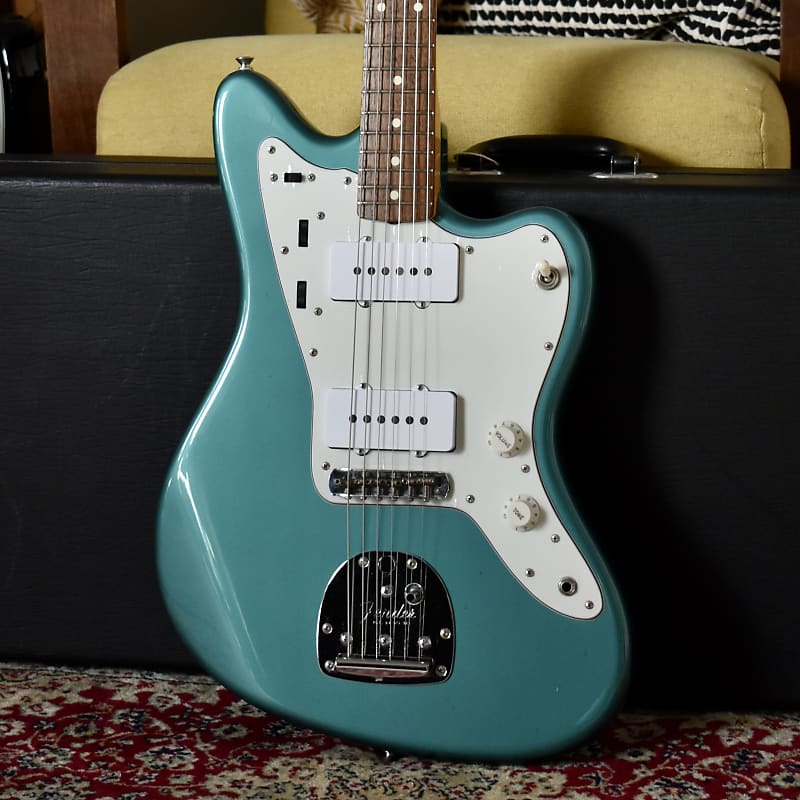 2002 Fender Japan JM66 Jazzmaster Ocean Turquoise Metallic, CIJ, Limited, Offset image 1