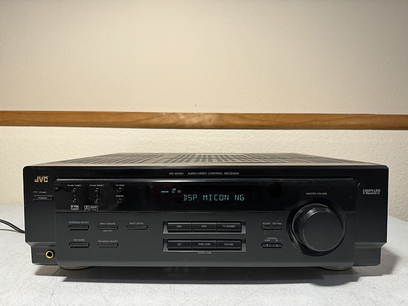 JVC RX-6018V Receiver HiFi Stereo 5.1 Channel Home Theater AVR Vintage Radio image 1