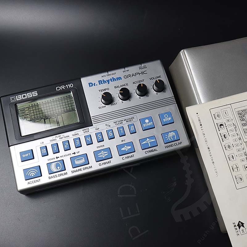 BOSS DR-110 Dr.Rhythm GRAPHIC アナログリズムマシン Boss DR-110 Dr. Rhythm Graphic Drum Machine | Reverb