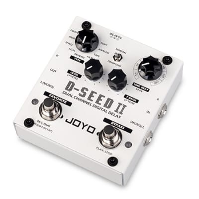 Joyo Audio D-Seed II Stereo Delay Guitar Effects Pedal w/ 8 Modes, Tap Tempo image 3