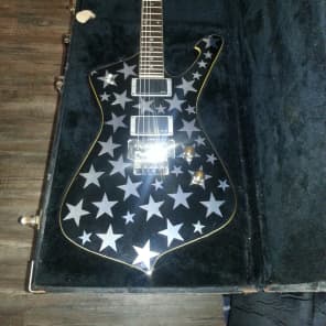 Ibanez Iceman Black with silver Stars image 4