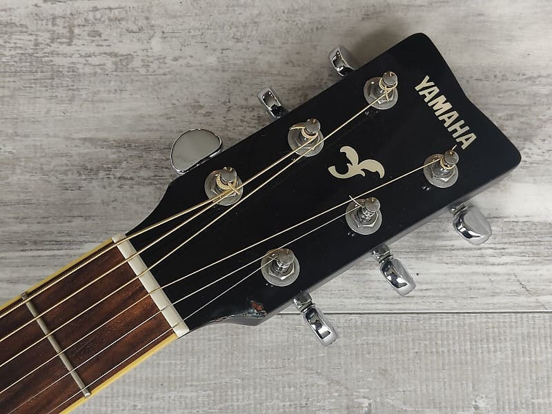 Yamaha FG720S-BL Dreadnought Acoustic Guitar (Black