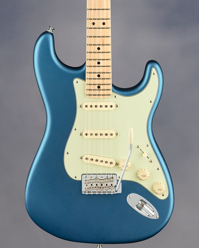 American Performer Stratocaster, Maple Fingerboard, Satin Lake Placid Blue image 1