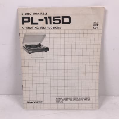 Vintage Pioneer PL-115D Automatic Return Stereo Turntable Record Player image 22