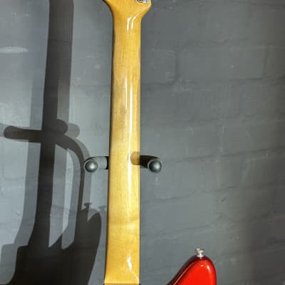 + Video Fender 1965 Candy Apple Red Matching Headstock With Neck Binding Guitarsmith Custom Guitar image 17