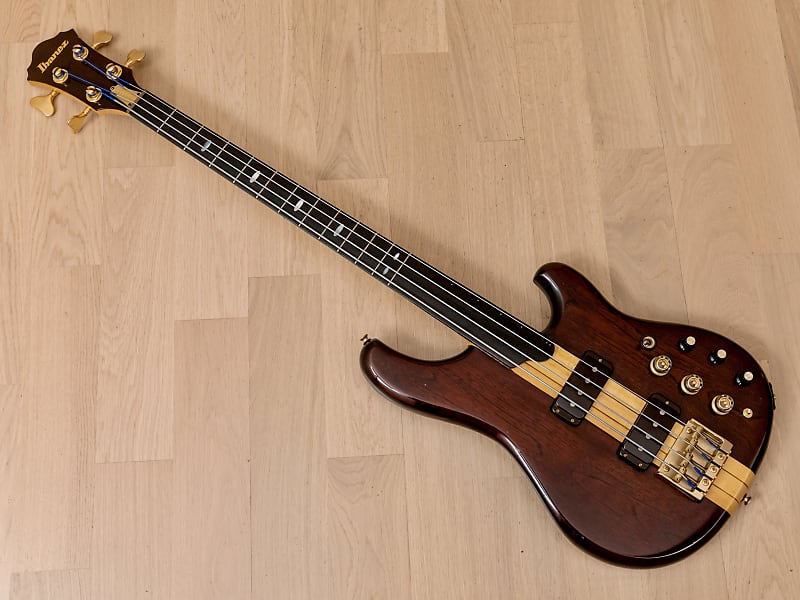 1981 Ibanez Musician MC-924H Vintage Hybrid Fretted & Fretless Bass, AJ10  Alphonso Johnson Signature