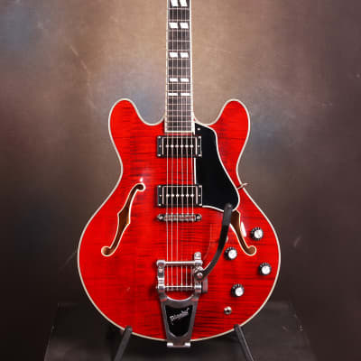 Eastman T486B Thinline Archtop with Bigsby Classic finish image 3