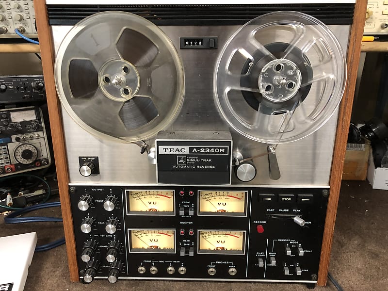 TEAC A-2340R auto reverse Reel to Reel tape deck 4 track Fully