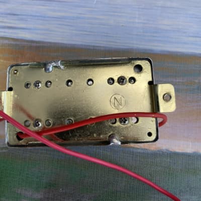Epiphone  Ibanez  Humbucker pickup Pair HH single conductor Set electric guitar parts - Chrome project image 7