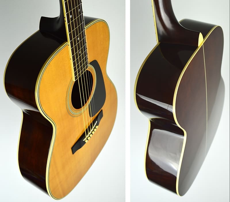 Morris MF-201 アコースティックギター MORRIS MF201 Auditorium 1990's Natural gloss | Reverb