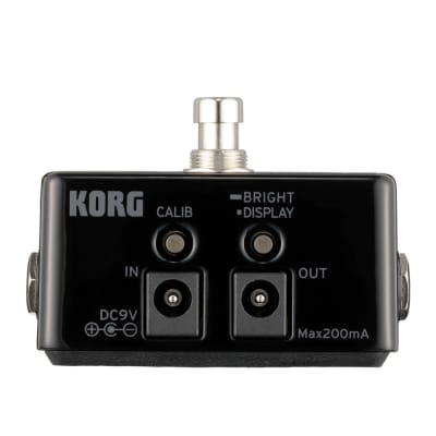 Korg PBX Pitchblack X Ultra Buffer Guitar Pedal Tuner (Black) with Ultra Buffer or True Bypass image 4