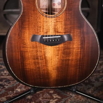 Taylor Builder's Edition K24ce V-Class Grand Auditorium Acoustic/Electric Guitar with Deluxe Hardshell Case - Demo image 3