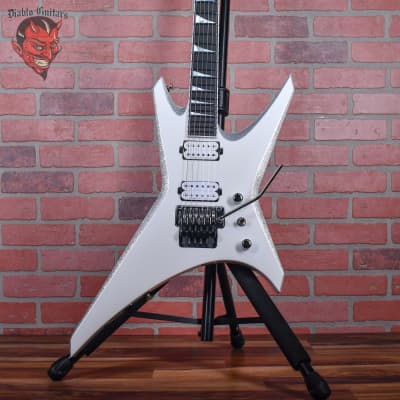 Jackson USA Custom Shop WR1 Warrior Arctic White with Silver Sparkle Bevels 2023 w/OHSC for sale
