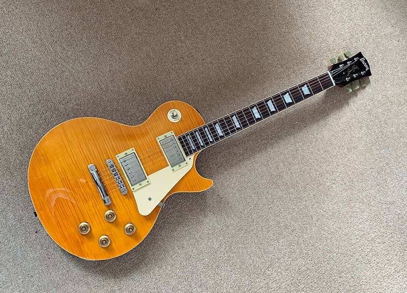 Burny RLG-55 Vintage Lemon | Reverb UK
