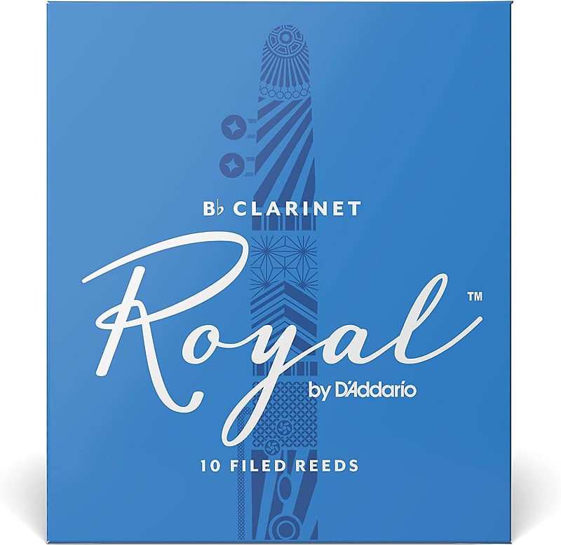Rico Royal Bb Clarinet 10 Box #1.5 Strength image 1