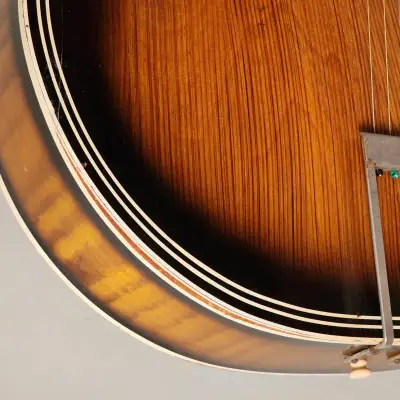 Harmony Tenor Guitar 1950s Vintage Sunburst image 8