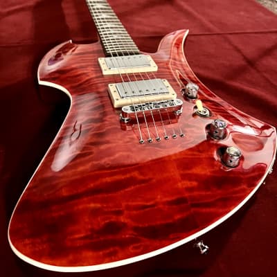 B.C. Rich Mockingbird Quilted Red Maple image 9