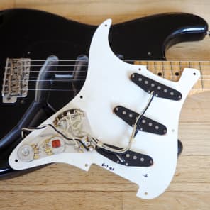 2001 Fender Stratocaster Custom Shop Relic 1956 Reissue Blackie w/ COA & ohsc image 22