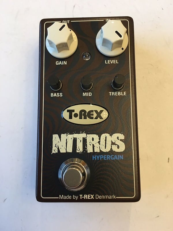 T-Rex Engineering Nitros Hyper Gain Metal Distortion Guitar Effect Pedal image 1