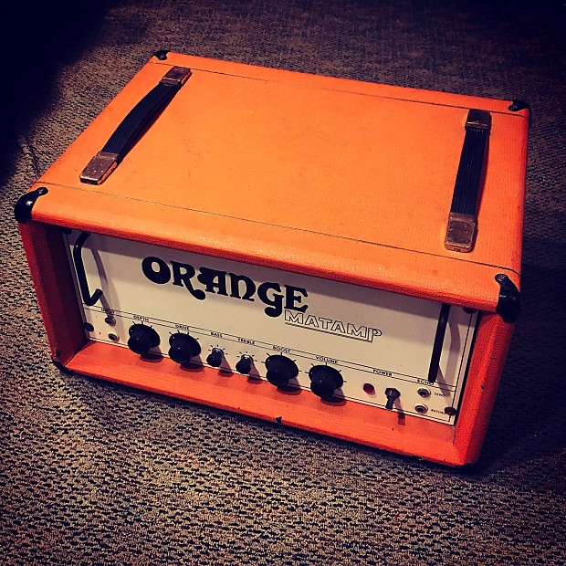 1973 Orange Matamp ORMAT OR200 Orange Vintage Rare 4 KT88s