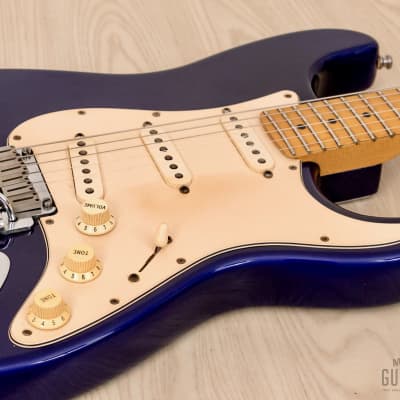 1994 Fender 40th Anniversary American Standard Stratocaster Midnight Blue image 6