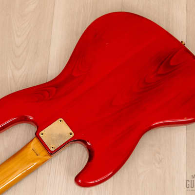 1993 Fender Custom Edition Jazz Bass JB62G-70 Clear Charcoal Red w 
