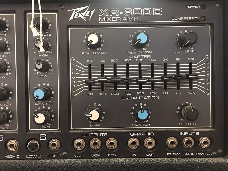 Peavey 800 Watts XR600B Series 400BH 6 Channel Power Mixer Amplifier -  Musical Instruments - Houma, Louisiana, Facebook Marketplace