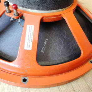 JBL D130F Orange Frame Fender Label Vintage 15 JBL D130F Orange Frame Fender Label Vintage 15