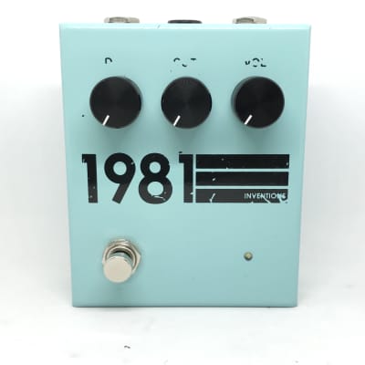 1981 Inventions DRV Drive Overdrive Distortion Pedal Limited Black 