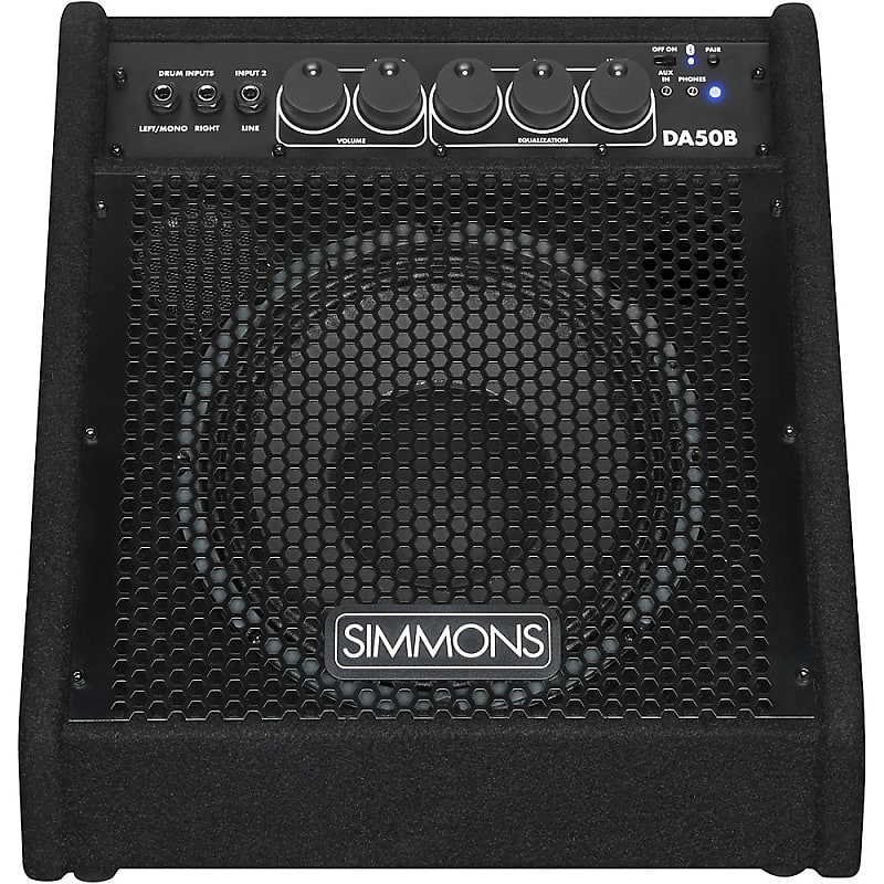 Simmons DA50B Electronic Drum Set Monitor With Bluetooth Reverb