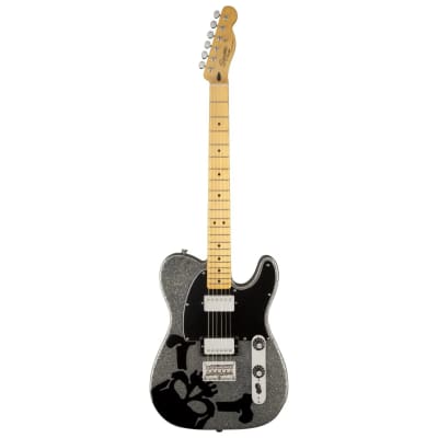 squier telecaster SCANDALharunaモデル Squier by Fender HARUNA TELECASTER Skullsilver Dark Silver