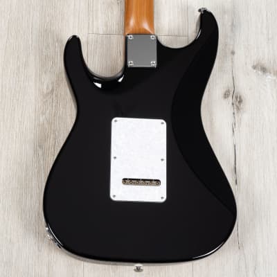 Suhr Standard Plus HSS Guitar, Roasted Maple Fretboard, Trans Honey Amber Burst image 4