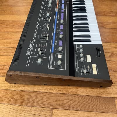 Roland Jupiter 6 61-Key Synthesizer w/ Wood Side Panels & Bass Mod