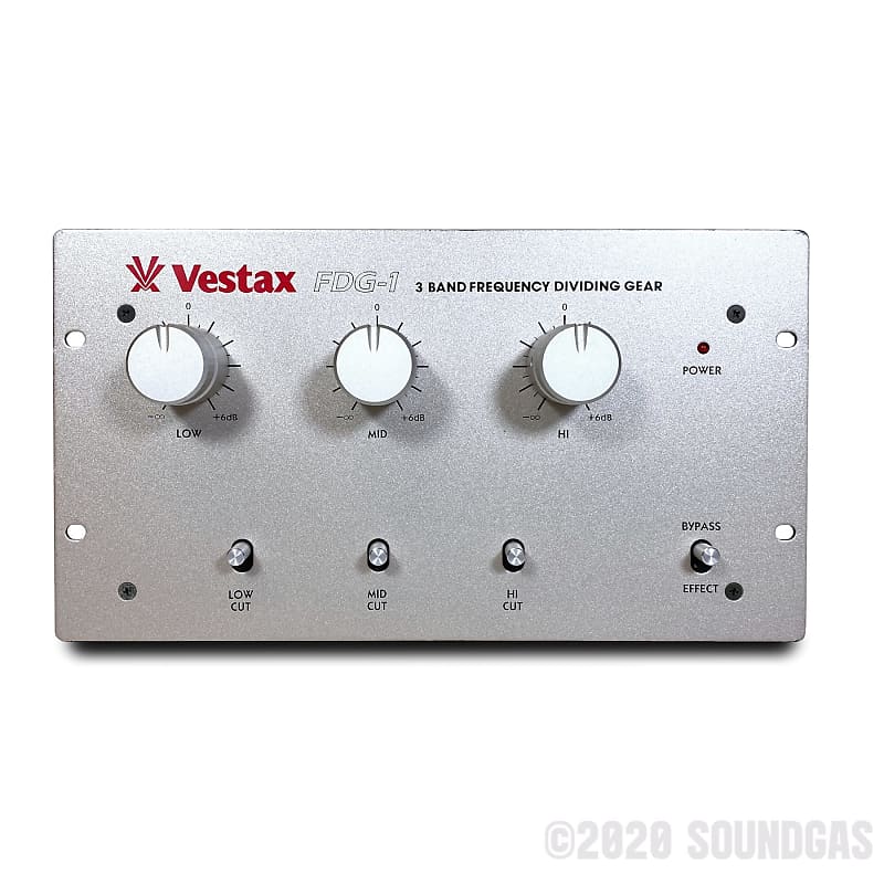 Vestax FDG-1 3バンドアイソレーター/フォノイコライザー - 楽器/器材