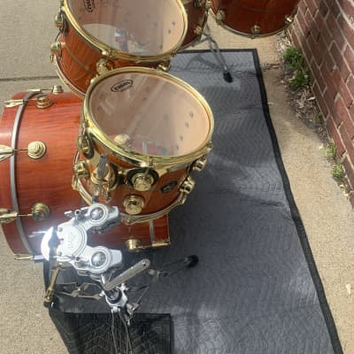 DW 25th anniversary 5 pc drum set USA collectors AUTOGRAPHED rare EXCELLENT 22 10 12 14 16 1998 image 5