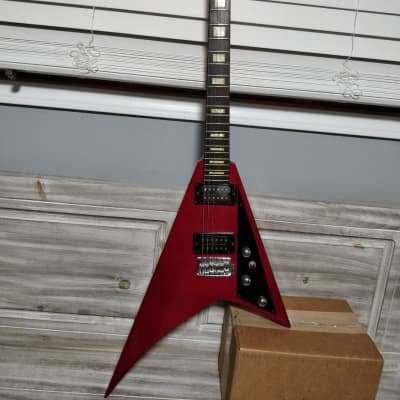 MAKO XK9 80's Flying V Randy Roads Type Candy Apple Red image 1