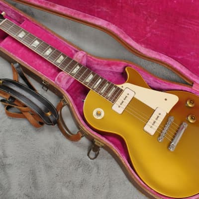 Gibson Les Paul Standard Goldtop Tunomatic late 1955 + OHSC - Near  MINT condition image 1