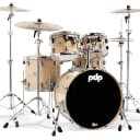 PDP Concept Series 5-Piece Maple Shell Pack, Natural Lacquer w/Chrome Hardware; 8x10, 9x12, 14x16, 18x22, 5.5x14